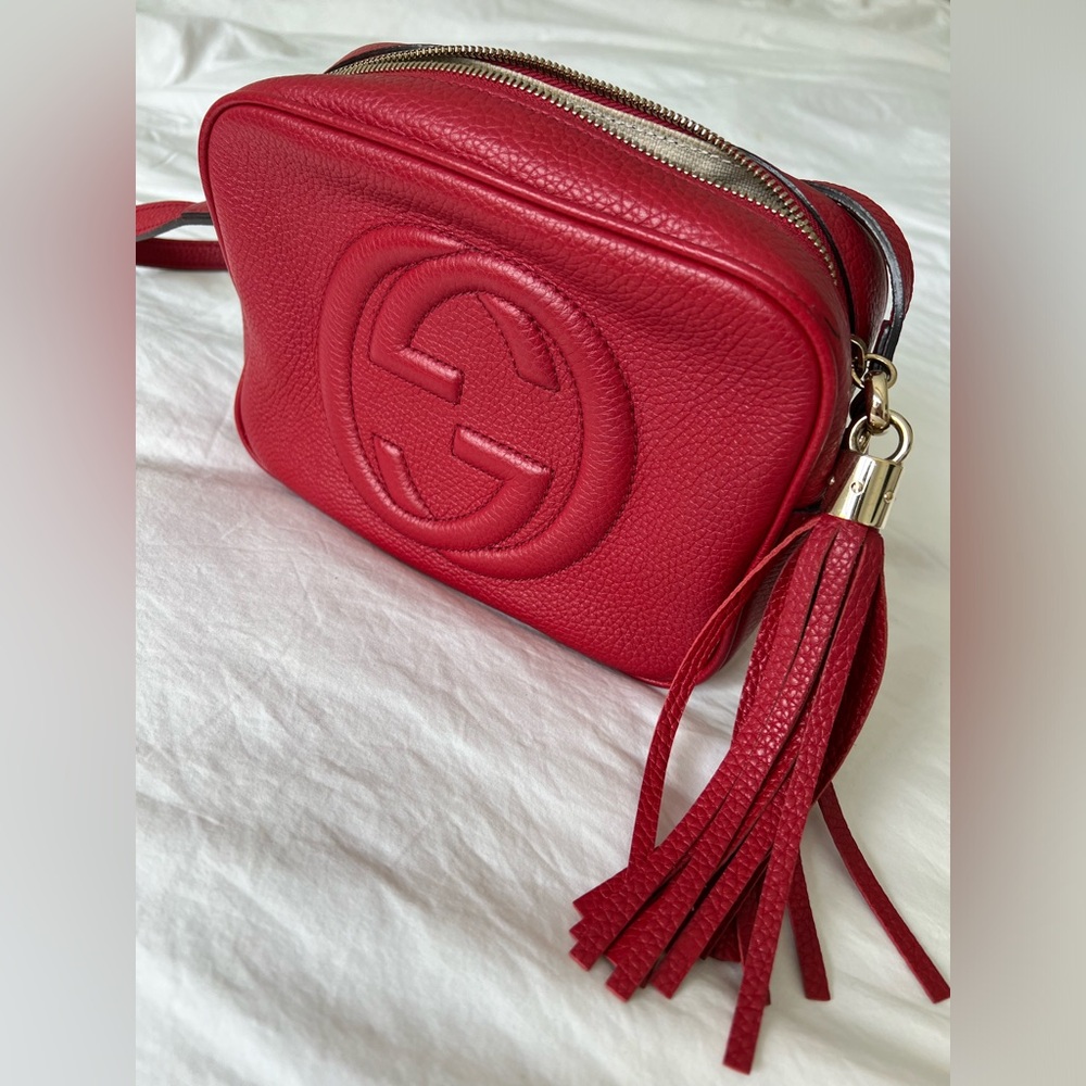 Red gucci bag